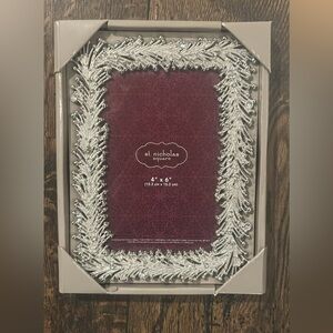 St. Nicholas Square Holiday Peace on Earth 4x6 Silver Photo Frame